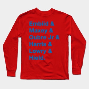 Sixers '23-'24 playoff squad Long Sleeve T-Shirt